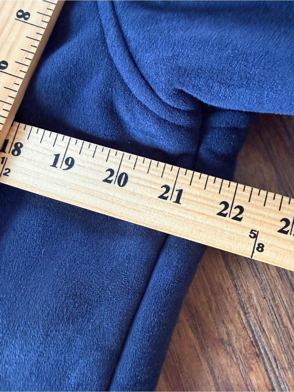 LL Bean Navy Sherpa Coat Sz Medium - Picture 5 of 7